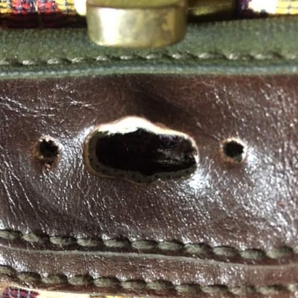 FOSSIL Vintage-Styled Embroidered Fabric Saddle Shoulder Bag 14"x11" - Picture 9 of 16